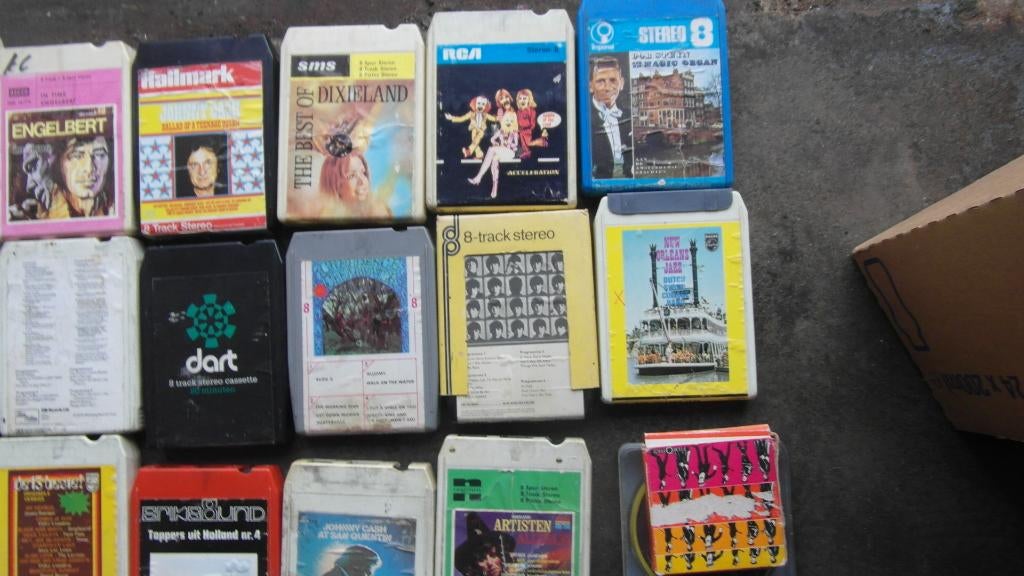8 track 5 per stuk, Cd's en Dvd's, Cassettebandjes, Ophalen of Verzenden, Gebruikt, Wereldmuziek, 2 t/m 25 bandjes