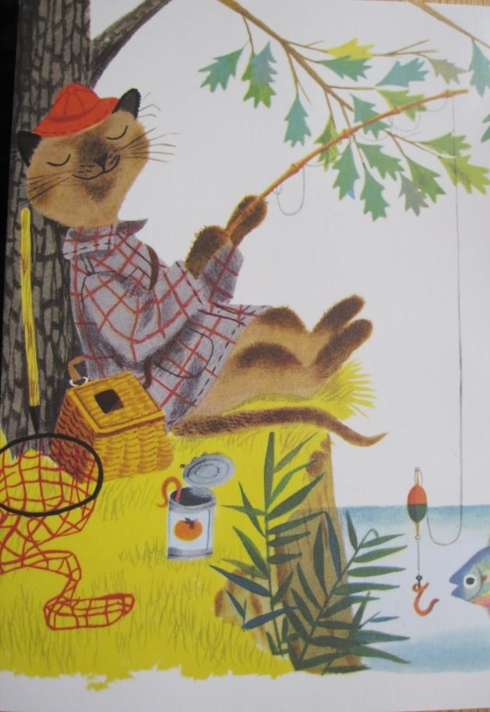 voor het kind - gouden boekjes reeks - vissende poes - nieuw, Verzenden, 1980 tot heden, Ongelopen, Overige thema's