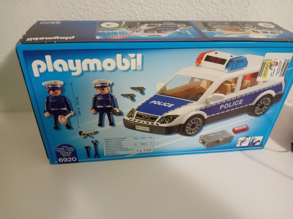 Playmobil Politieauto 6920 - Nieuw in doos, Ophalen of Verzenden