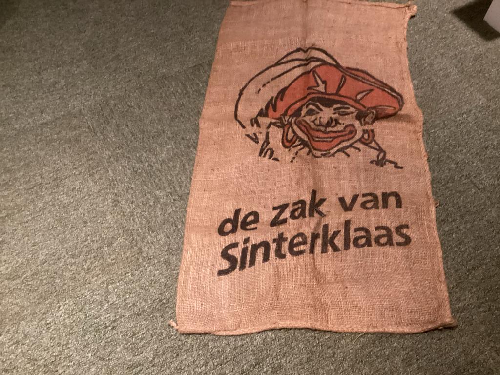 Jute zak “ zak van Sinterklaas”, Ophalen of Verzenden