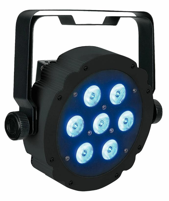 32x Showtec Compact Par 7-Tri Zwart, Ophalen of Verzenden, Zo goed als nieuw, Licht