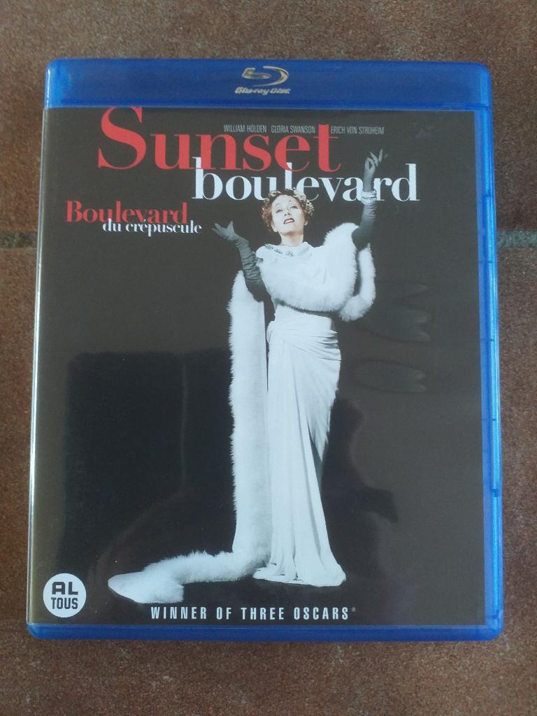 Sunset Boulevard Bluray, Ophalen of Verzenden, Zo goed als nieuw, Filmhuis