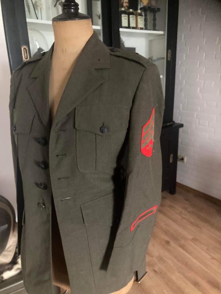 usmc  jacket origineel, Ophalen of Verzenden, Zo goed als nieuw, Maat 46 (S) of kleiner, Groen