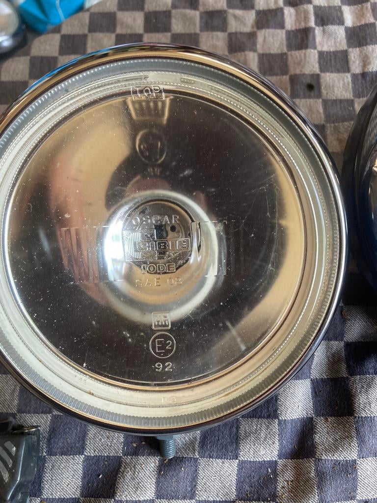 Oldtimer 2 Cibie verstralers Oscar 18 cm, Auto-onderdelen, Ophalen of Verzenden, Gebruikt