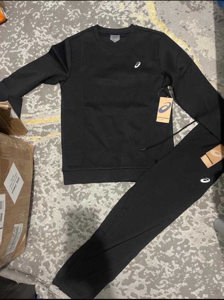 Asics Trainingspak Zwart - Nieuw, Kleding | Heren, Sportkleding, Ophalen, Fitness, Maat 48/50 (M), Zwart