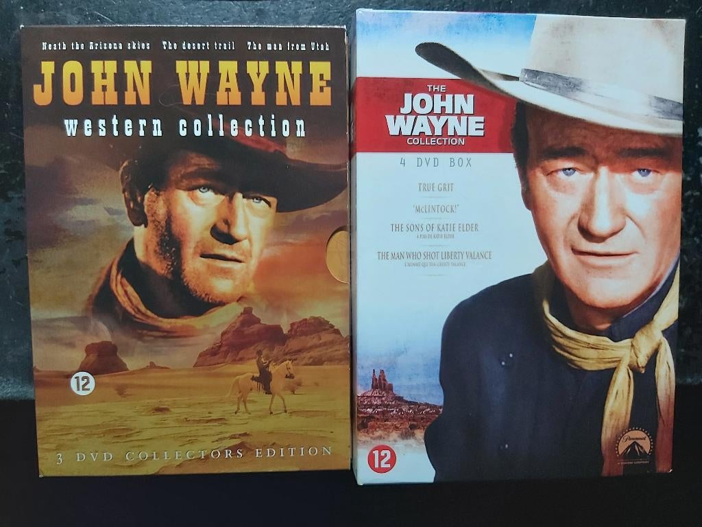 john wayne 2 x, Alle leeftijden, Ophalen of Verzenden, Zo goed als nieuw, Actie en Avontuur