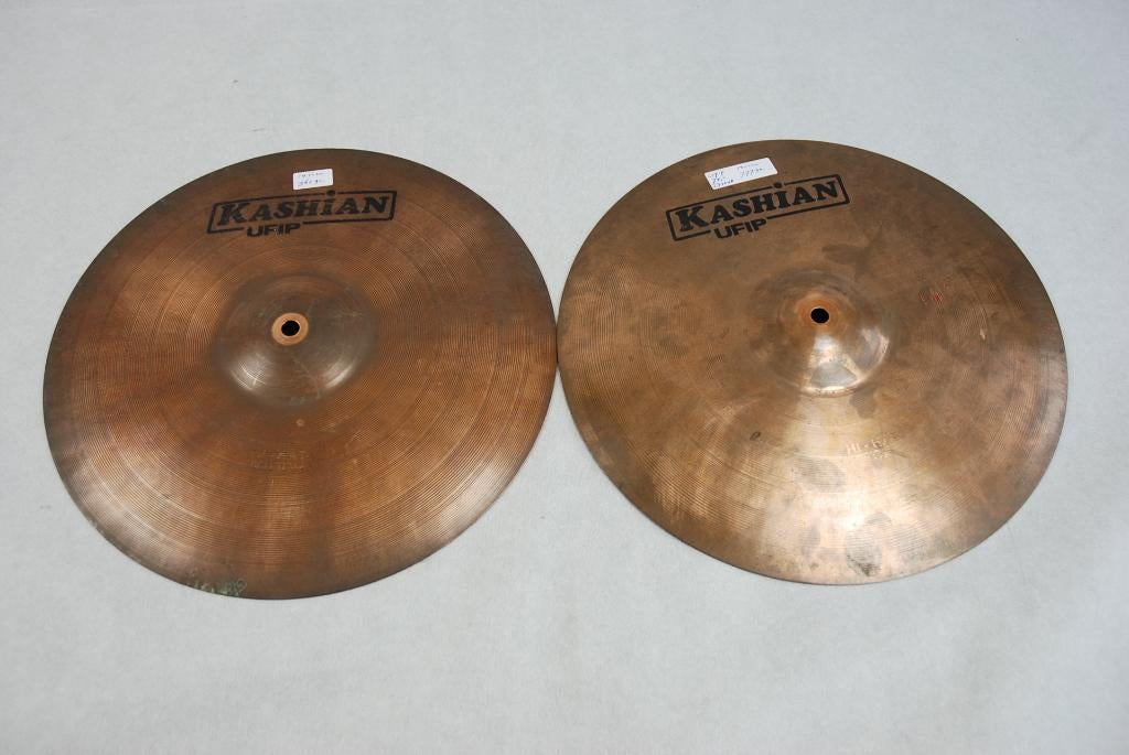 Ufip Kashian hihat bekkens 777/962gr. 14 inch  <232048>, Gebruikt, ., Drums of Percussie, .