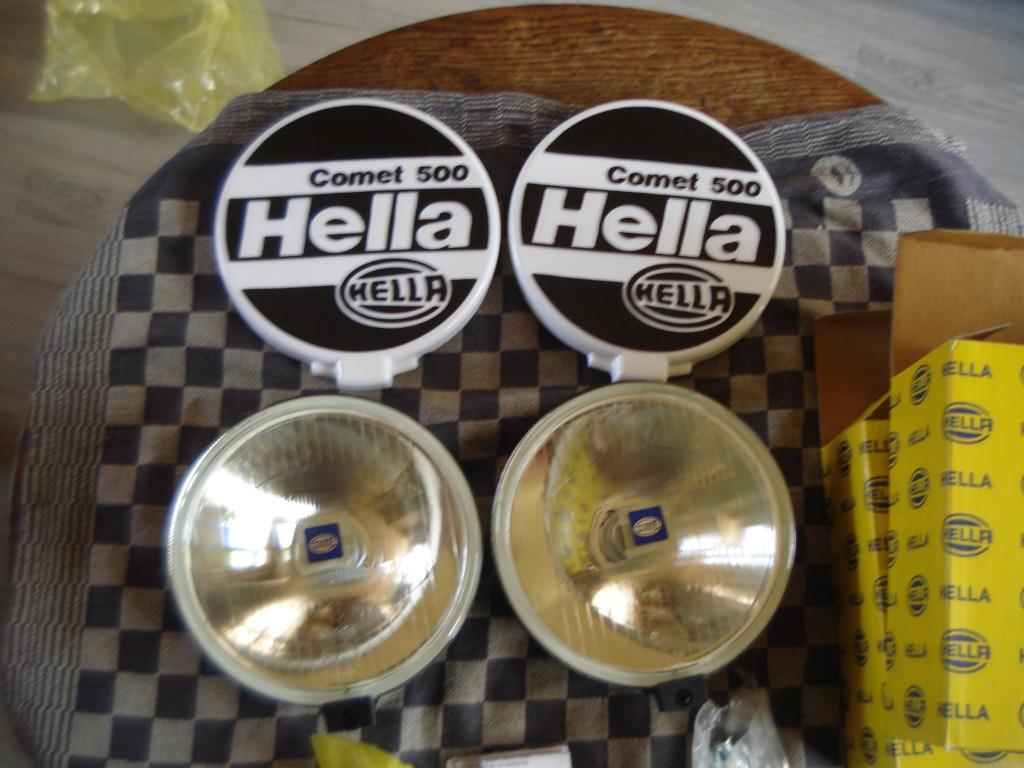 Oldtimer 1  set hella verstralers met covers type comet 500, Ophalen of Verzenden, Nieuw