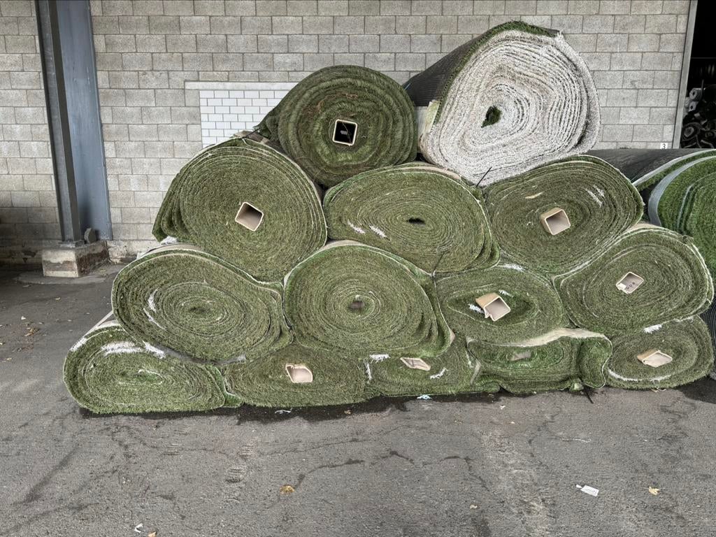 Compleet Mini Voetbalveld (41m x 45m) 1860m2 €12000,-, Tuin en Terras, Gras en Kunstgras, Ophalen, Kunstgras, Zo goed als nieuw