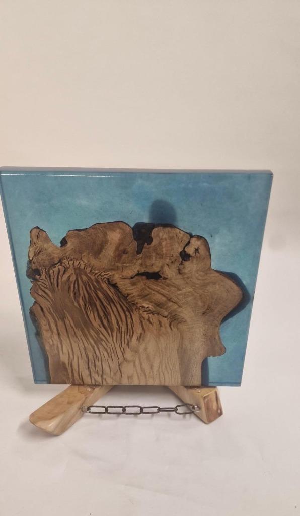 Epoxy rivier salontafel, nu in actie voor 150€, Nieuw, Rechthoekig, Overige houtsoorten, 50 tot 100 cm