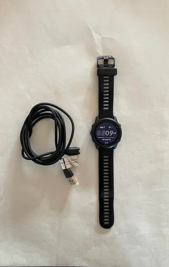 Garmin Forerunner 745 sport horloge, Ophalen of Verzenden, Zo goed als nieuw, Zwart, IOS