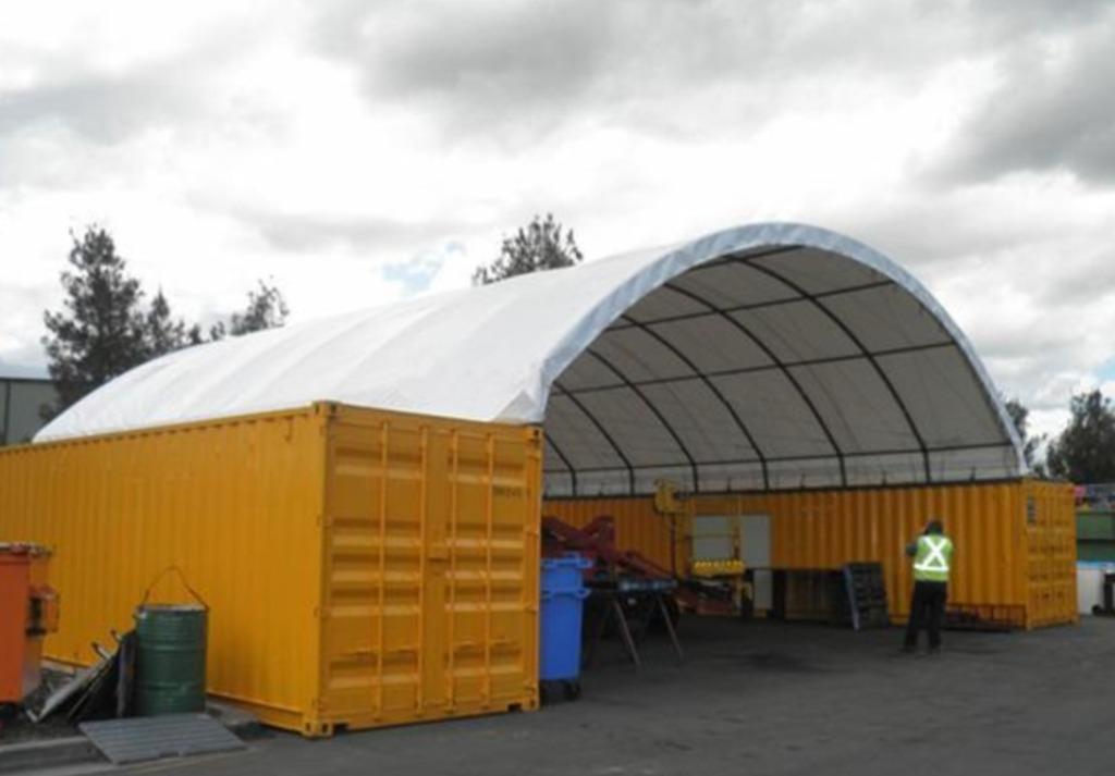 container overkapping/ container tent, Doe-het-zelf en Verbouw, Ophalen