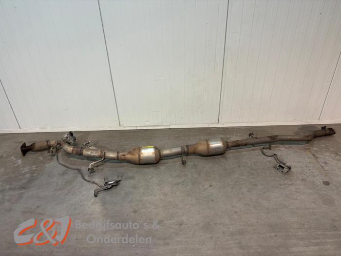 Roetfilter van een Mercedes Vito