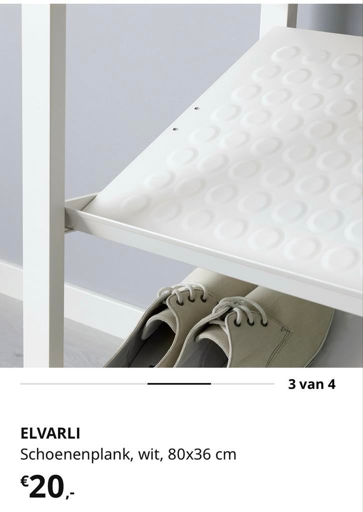 IKEA Elvarli schoenenplanken -  6x 80cm, Ophalen of Verzenden, Gebruikt