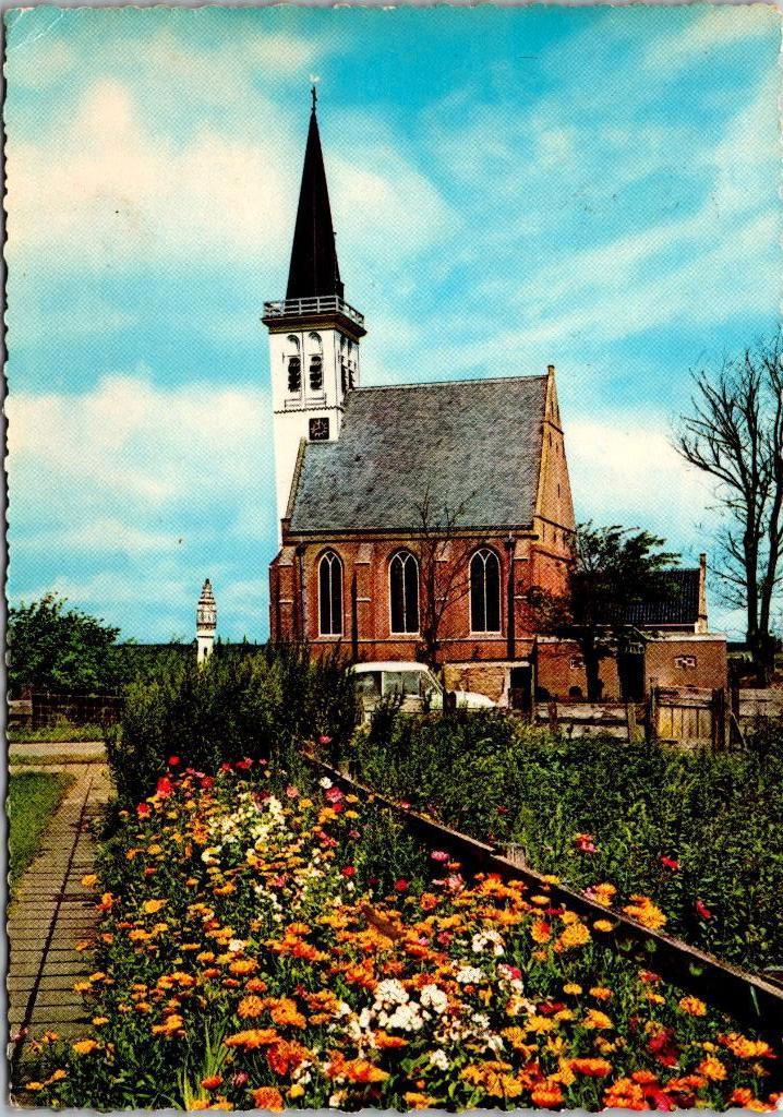 Texel - Den Hoorn Ned. Herv. Kerk (1962), Ophalen of Verzenden, 1960 tot 1980, Gelopen, Waddeneilanden