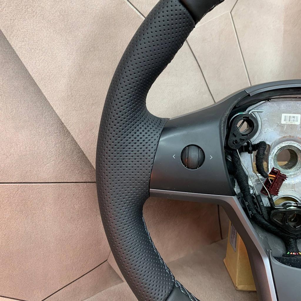Stuurwiel Stuur Tesla model 3 NIEUW LEER, Auto-onderdelen, Besturing, Nieuw, Ophalen of Verzenden