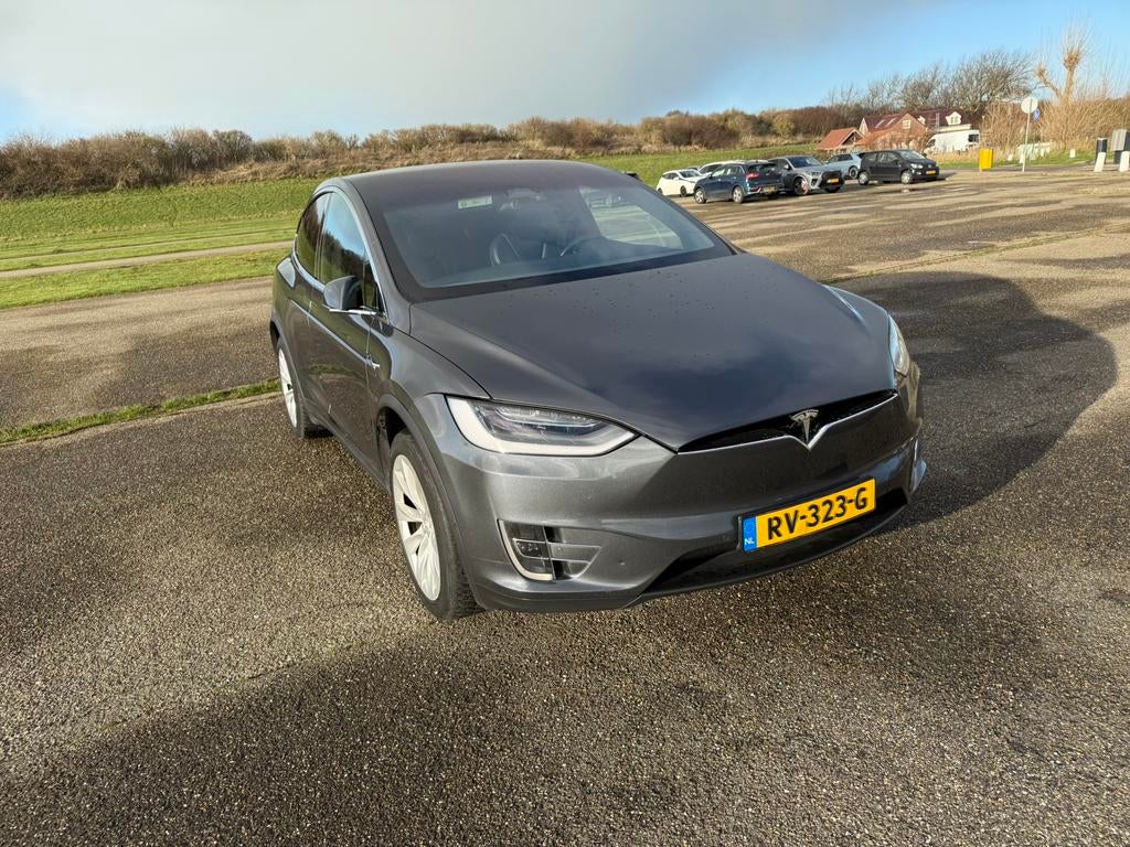 Tesla Model X 100D 7-zitter  Autopilot |Trekhaak| BTW-auto, Auto's, Tesla, Automaat, Model X, Zwart, 2433 kg