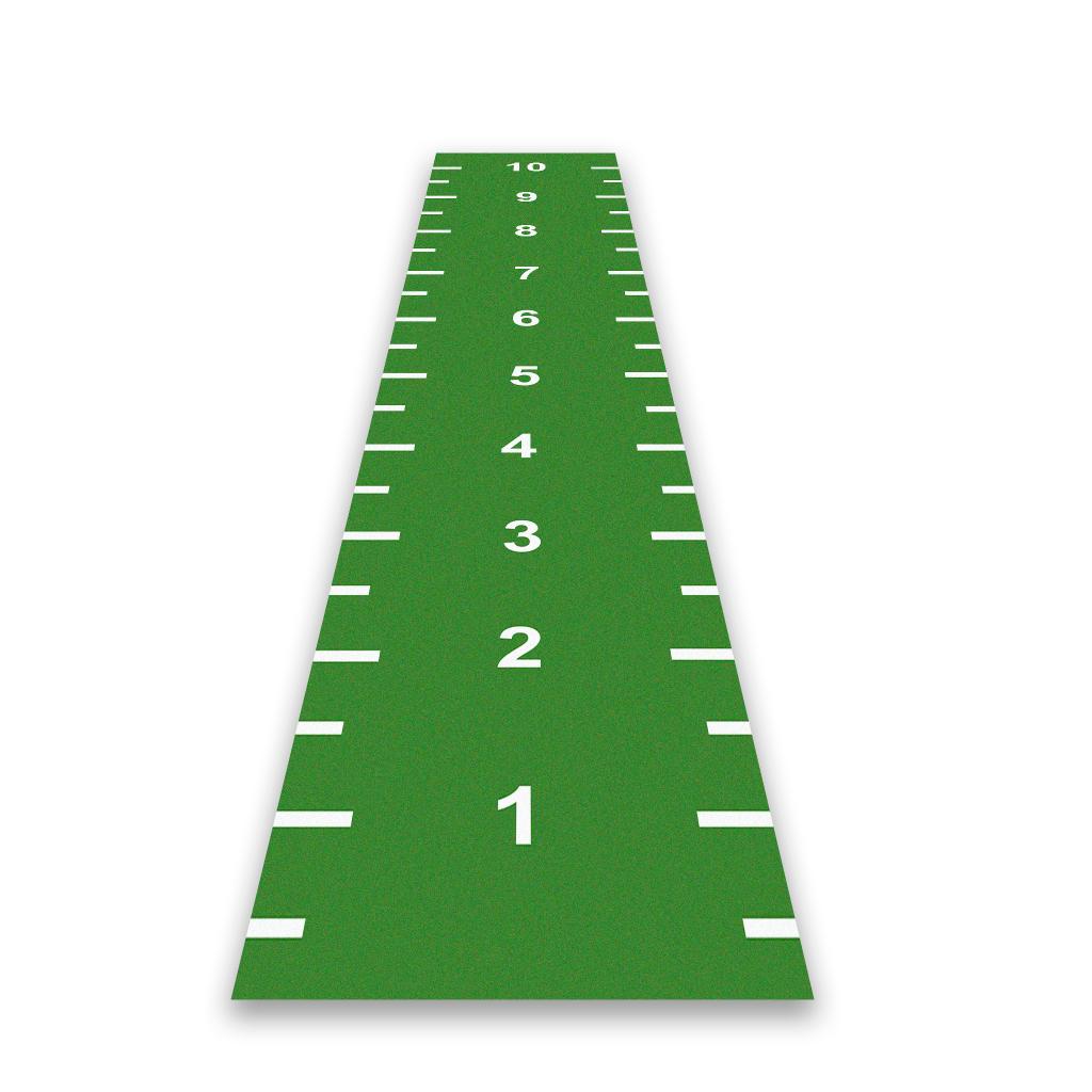 Sprinttrack / Slegdetrack Cijfers 2m x 10m
