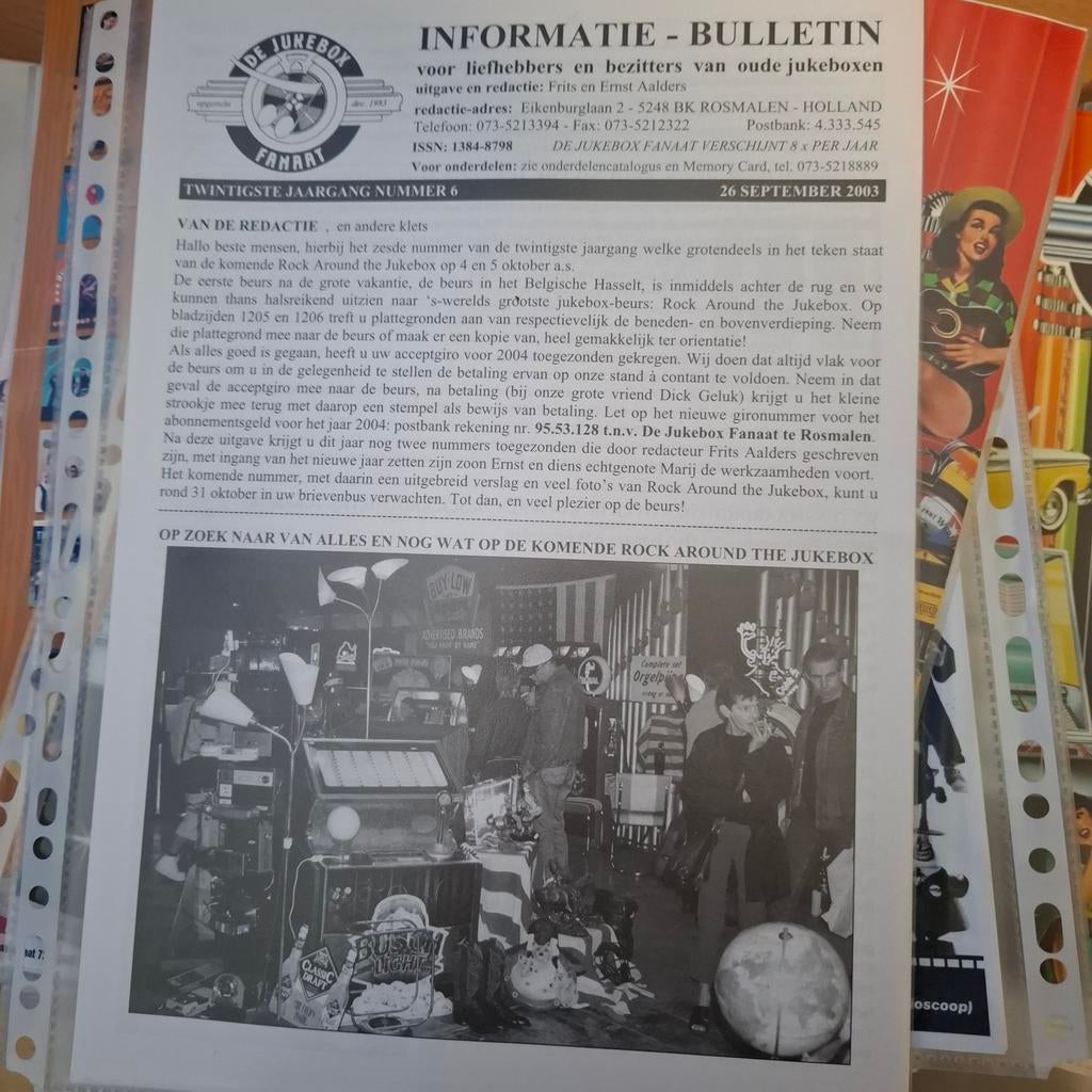 Oude Clubbladen De Juke Box Fanaat 1990-2024, Verzamelen, Ophalen of Verzenden, 1980 tot heden, Nederland, Tijdschrift