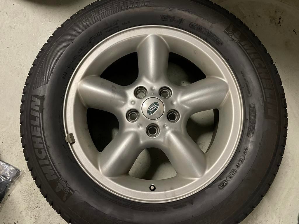 18 inch Range Rover L322 wielen, zeer nette staat -origineel, Ophalen, 18 inch, Gebruikt, 255 mm