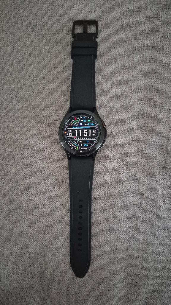 Samsung Galaxy Watch 4 Classic (42mm), Sieraden, Tassen en Uiterlijk, Smartwatches, Zo goed als nieuw, Android, Zwart, Afstand