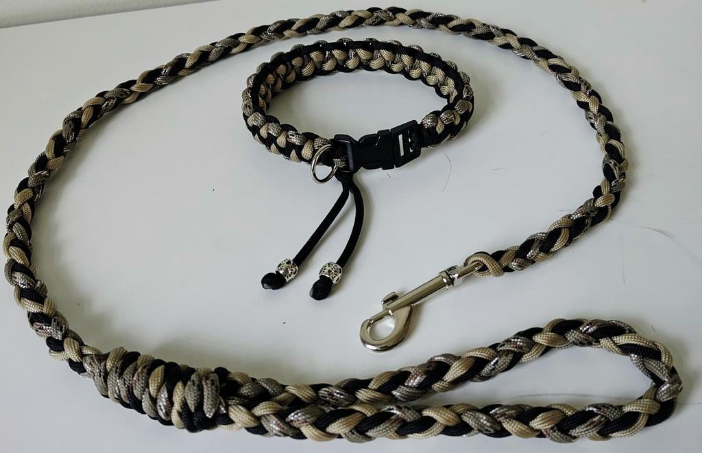 Riem plus Halsband. Kleur/Maat naar wens, Dieren en Toebehoren, Ophalen of Verzenden, Handgemaakt, Nieuw