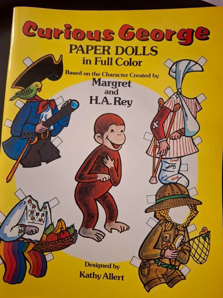 Curious George.Paper Dolls.Margret en H.A Rey, Ophalen of Verzenden, Nieuw, Overige onderwerpen