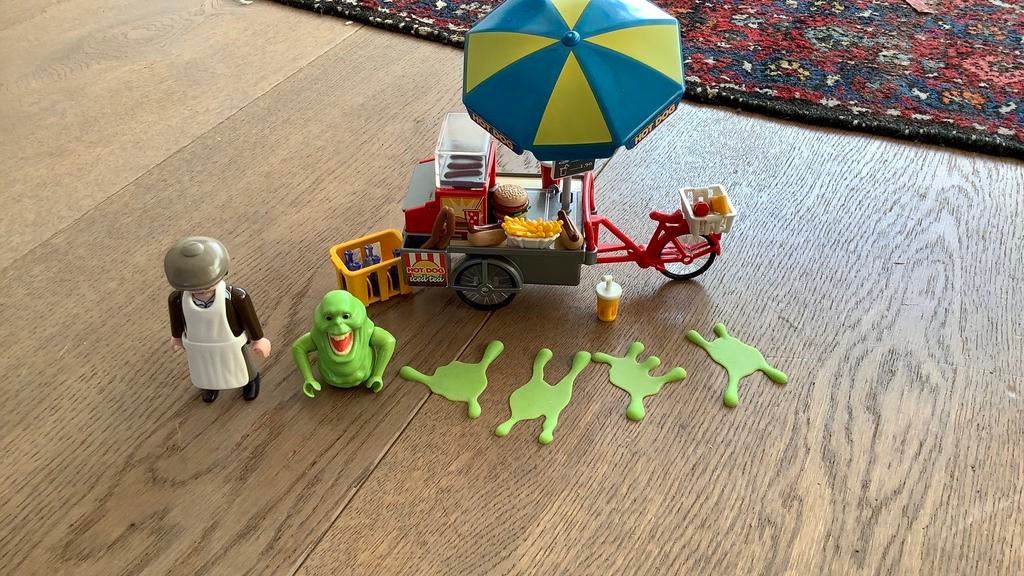 Playmobiel ghostbusters hotdog kraam, Kinderen en Baby's, Speelgoed | Playmobil, Ophalen of Verzenden, Zo goed als nieuw, Complete set