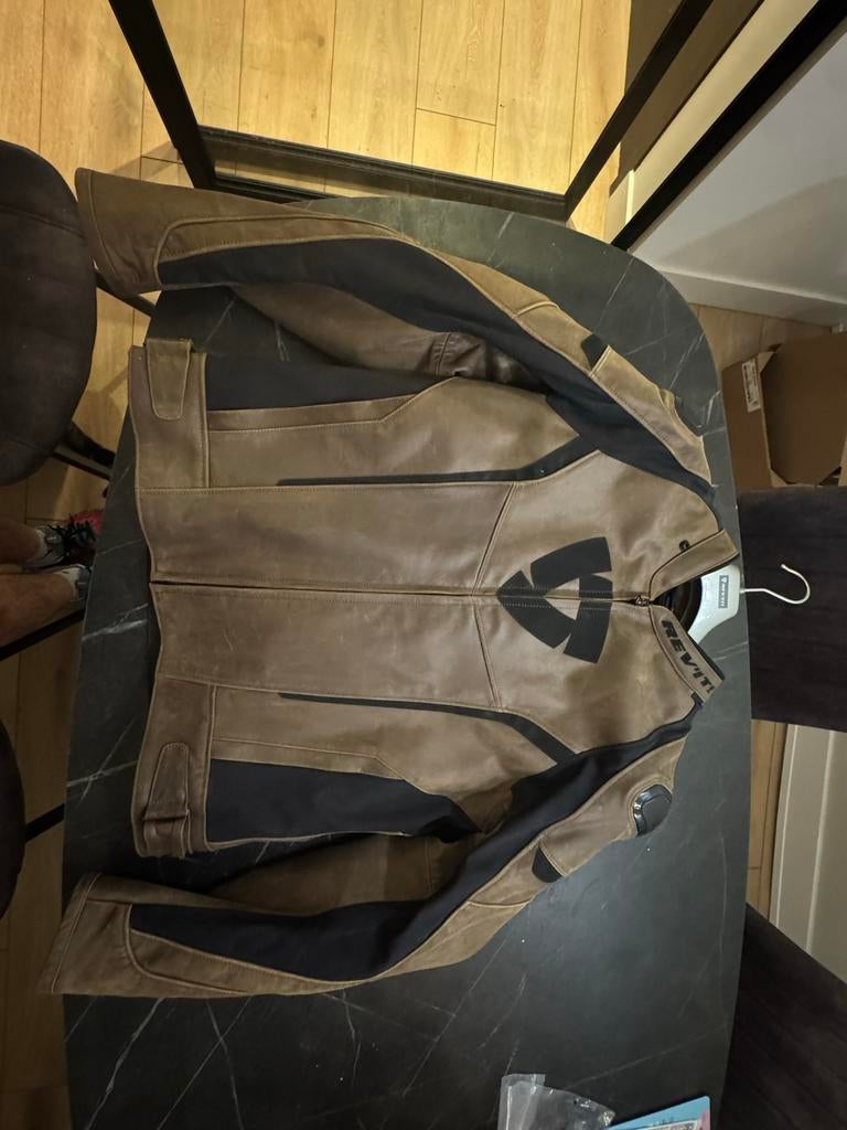Revit Glide Vintage leren jas - Nieuw!, Motoren, Kleding | Motorkleding, Ophalen, Heren, Jas | leer, Nieuw zonder kaartje