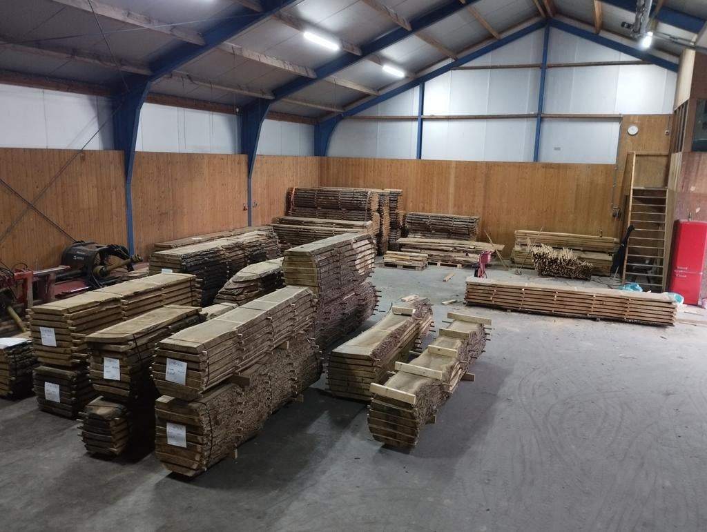Eiken planken gedroogd schaaldelen/oud eiken/meubelhout, Doe-het-zelf en Verbouw, Hout en Planken, Ophalen, Eiken, Nieuw, Plank