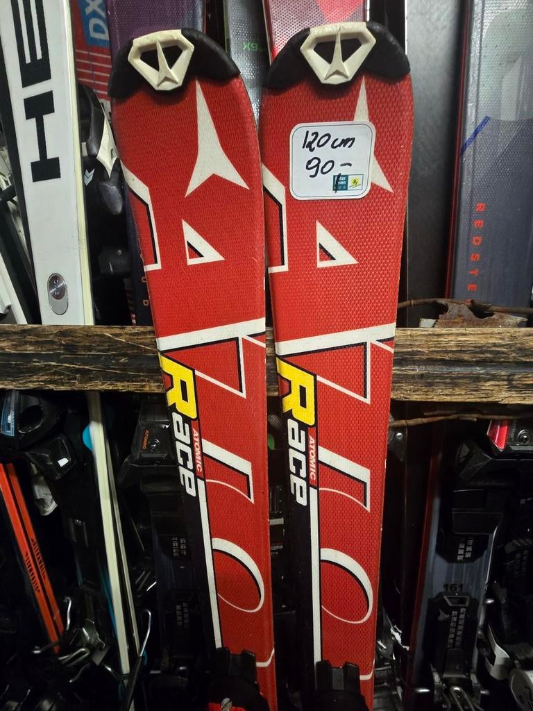 120cm ATOMIC RACE JUNIOR SKIS, 100 tot 140 cm, Ophalen of Verzenden, Zo goed als nieuw, Carve