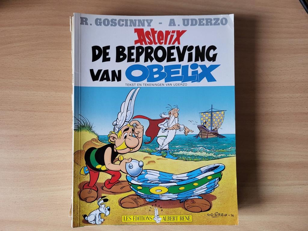 Stapel Asterix en Obelix, Ophalen, Gelezen, Cartoons