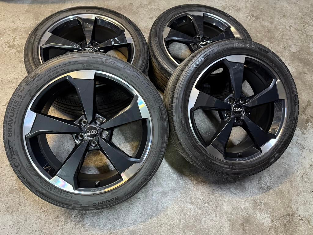 ✅ 20 inch Audi Sport Rotor RS Q5 Q3 SQ5 velgen 5x112 velgen, Ophalen, Gebruikt, 255 mm, Banden en Velgen
