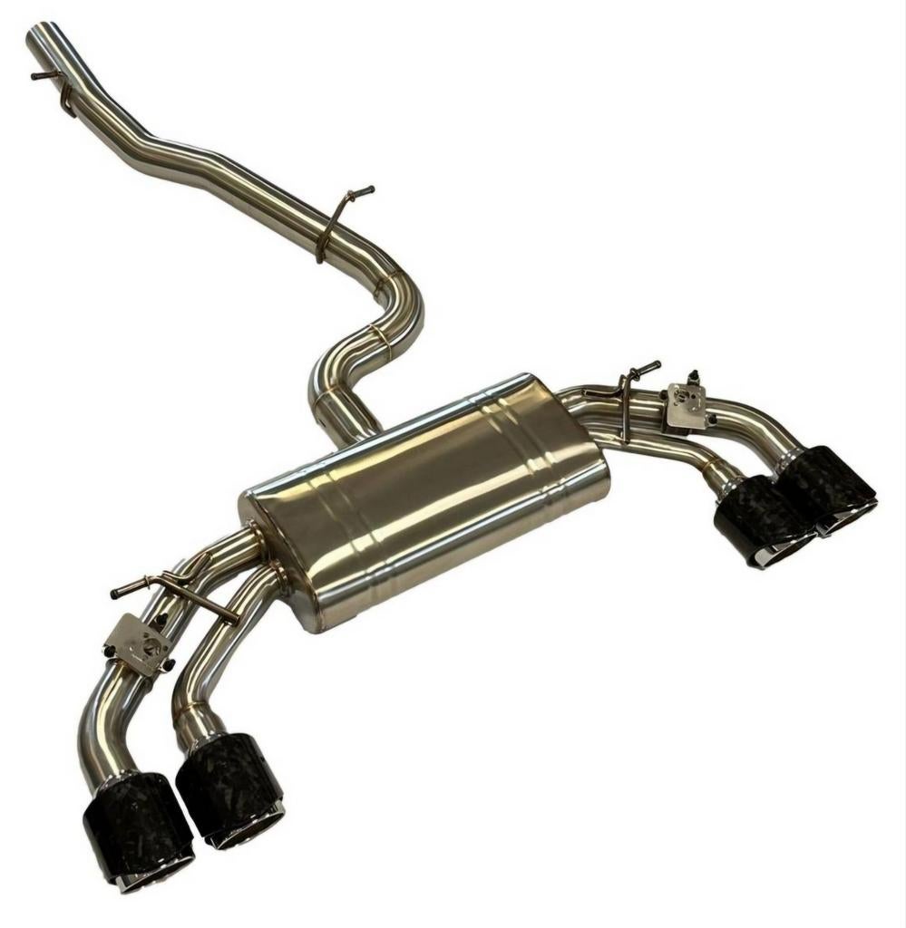 Uitlaat rvs catback CARBON EINDTIPS VOLKSWAGEN GOLF 8R ZIE, Ophalen of Verzenden, PERFORMANCE-EXHAUST.NL, INFO@PERFORMANCE-EXHAUST.NL
