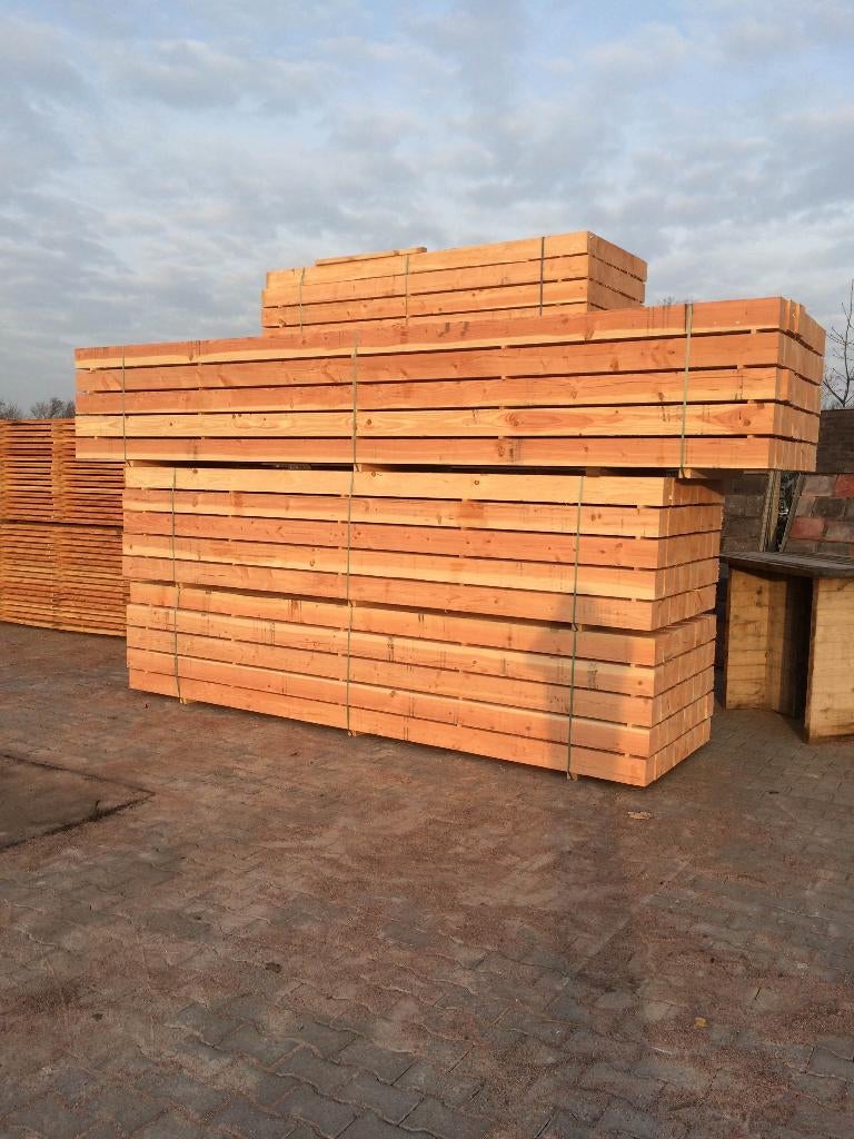 Douglas palen 150x150 voor €14,00 per meter incl. btw ACTIE!, Ophalen, Nieuw, 250 cm of meer, Palen