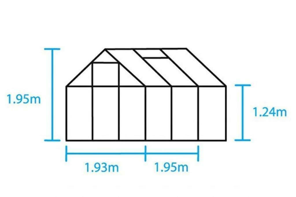 Tuinkas POPULAR 66 BLANK VEILIGHEIDSGLAS, Tuin en Terras, Ophalen, Nieuw