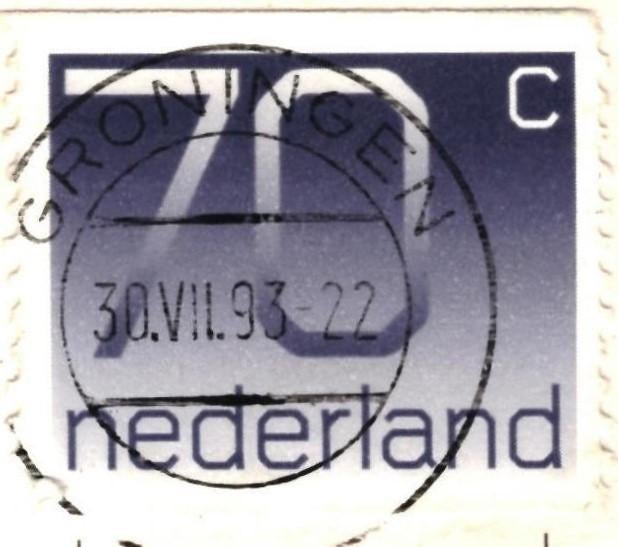 39070 Groningen 80+ boerderij Gelopen met postzegel, Ophalen of Verzenden, Voor 1920, Gelopen, Groningen