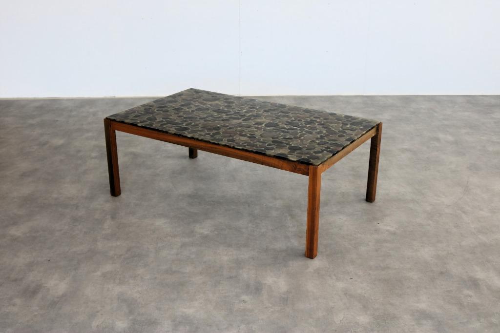 vintage salontafel | tafel | jaren 60, Gebruikt, Overige materialen, 100 tot 150 cm, .