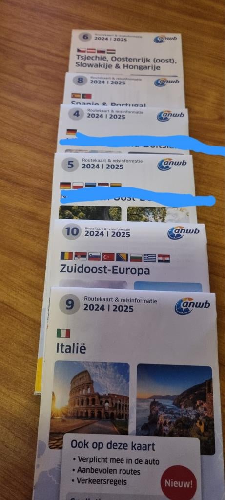 ANWB Wegenkaarten - Diverse regio's, Ophalen of Verzenden, 2000 tot heden, Landkaart