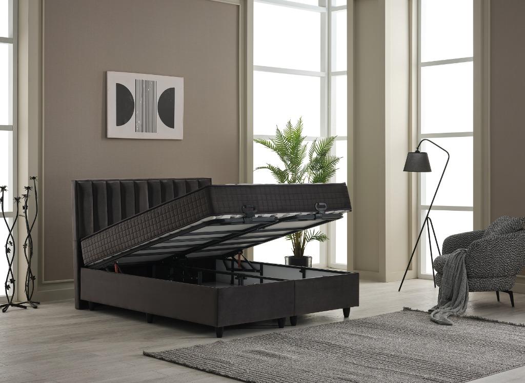 Boxspring Crown 2 persoons 160 x 200, Ophalen, Zouvenstraat 6 Den bosch (let op geen bezoekadres), 200 cm, 160 cm