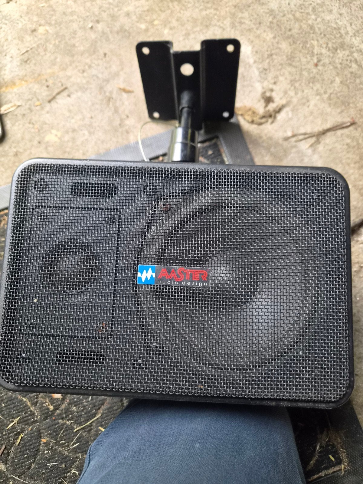 Master Audio speakerset (2 stuks), Gebruikt, Inclusief muurbeugels, Speakerset, Ophalen
