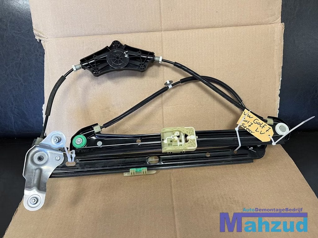 VW GOLF 7 7.5 Raammechaniek links voor 2012-2019 5G4837461H, Auto-onderdelen, Ruiten en Toebehoren, Gebruikt, Volkswagen, Volkswagen AG