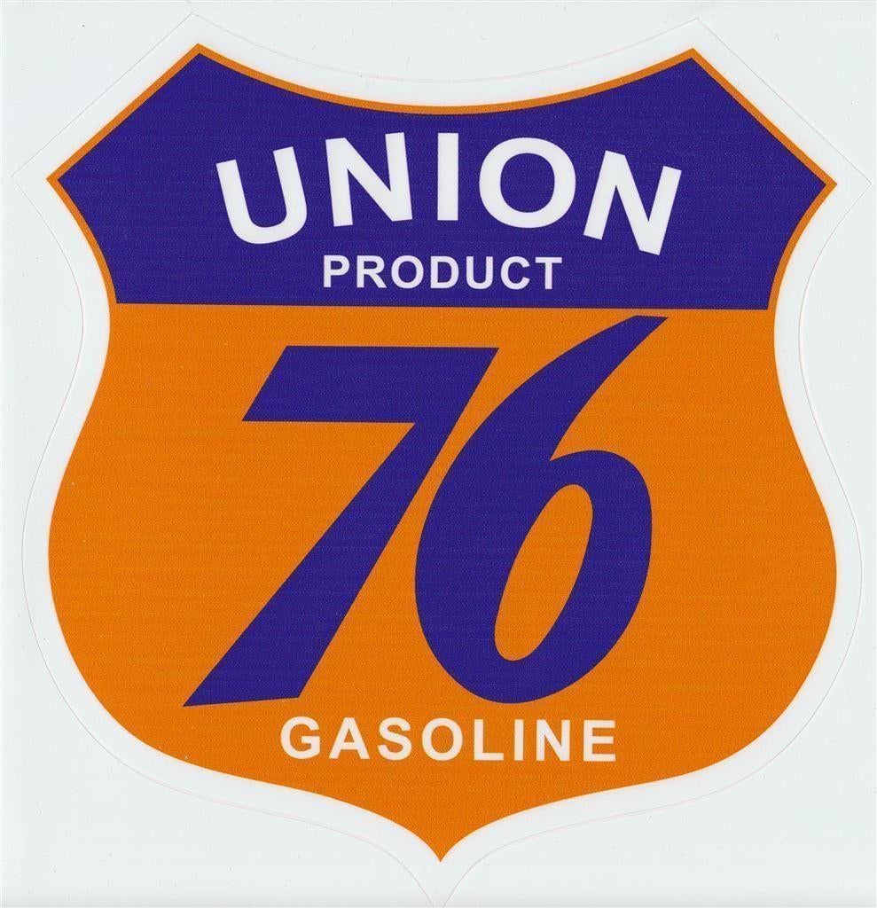 Union 76 Gasoline sticker #3, Motoren, Accessoires | Stickers, Ophalen of Verzenden