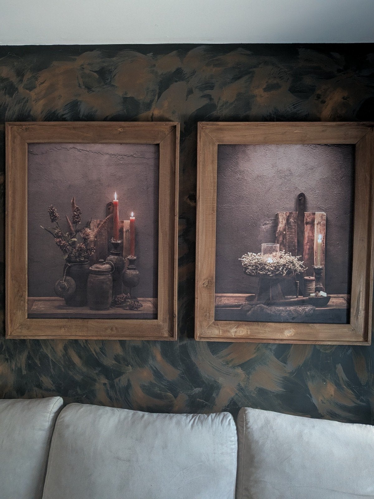 Prachtige stillevens schilderijen van half jaar oud., Antiek en Kunst, Ophalen, Stilleven