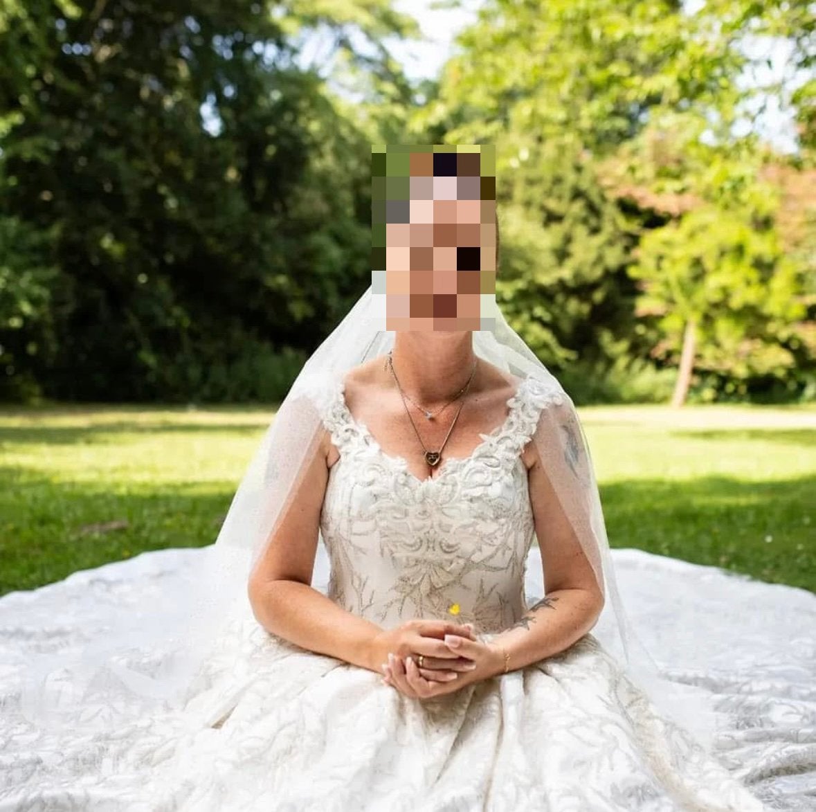 Trouwjurk, Ophalen, Zo goed als nieuw, Wit, Trouwjurk