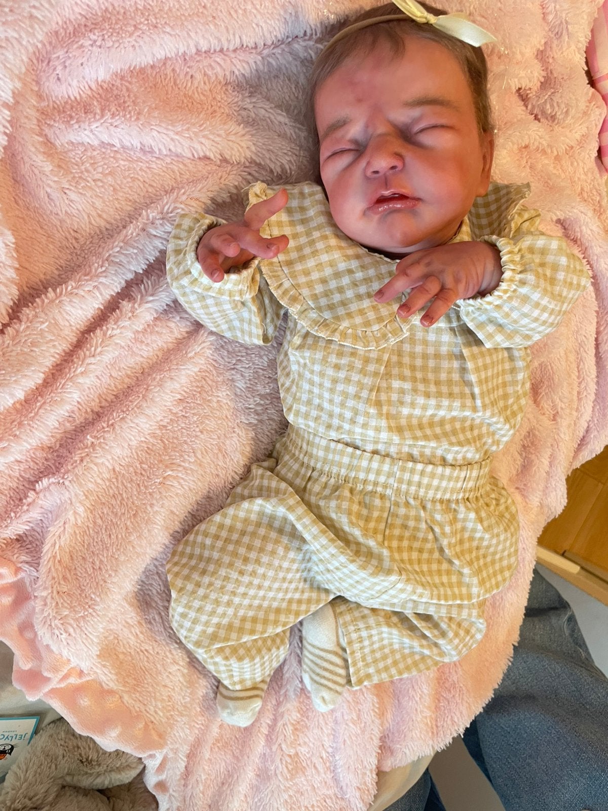 Reborn lucia van adrie stoete, Ophalen of Verzenden, Nieuw, Babypop