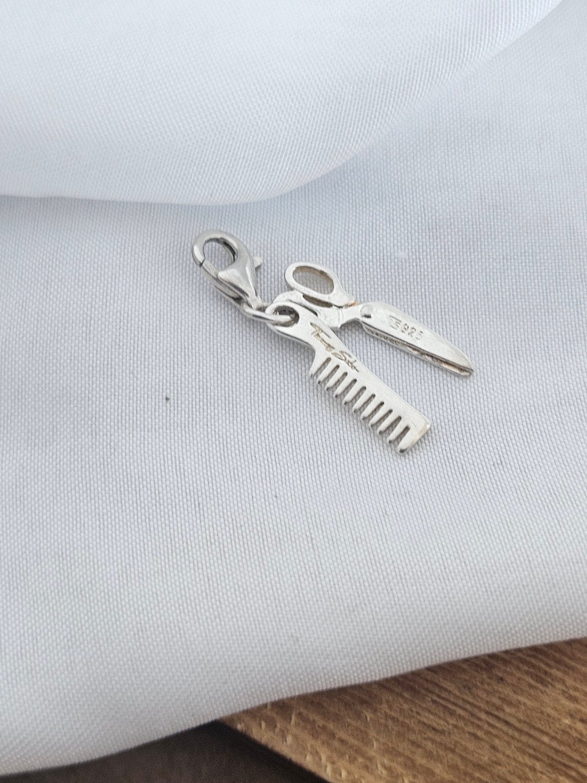 Thomas sabo kam en schaar bedel, Overige merken, Ophalen of Verzenden, Zo goed als nieuw, 1 bedel