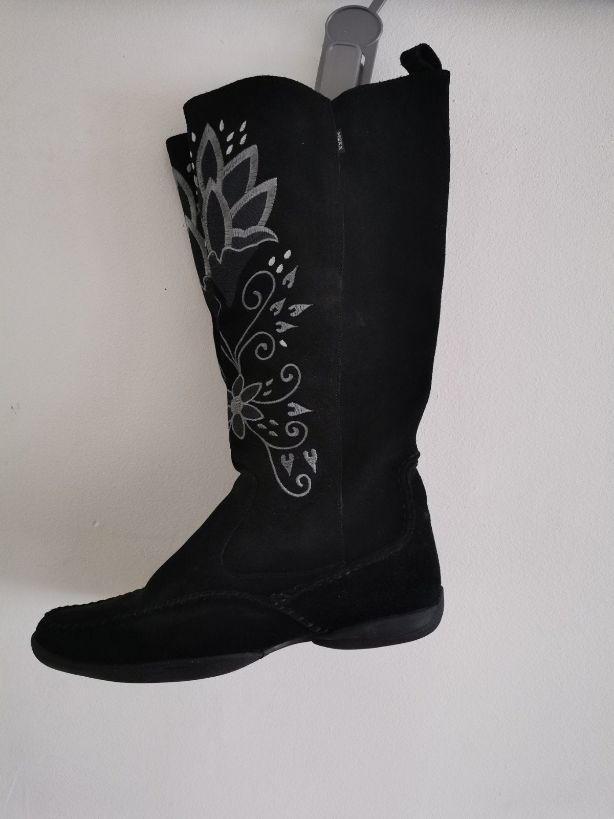 Mexx suède laarzen mt. 39, Hoge laarzen, Mexx, Verzenden, Zwart
