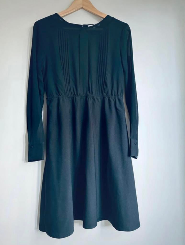 Prachtig zwart jurkje Mint & Berry maat 38, Kleding | Dames, Ophalen of Verzenden, Zo goed als nieuw, Maat 38/40 (M), Zwart
