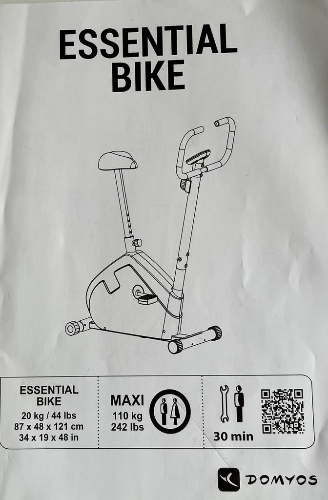 HOMETRAINER, merk DOMYOS essential 03, Ophalen, Zo goed als nieuw, Hometrainer